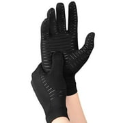 Toorise Copper Compression Gloves Arthritis Gloves Hand Grip Glove Hand Wrist Support Unisex Pain Relief Gloves for Hands Finger Joint Carpal Tunnel Arthritis Tendonitis Osteoarthritis (M L)